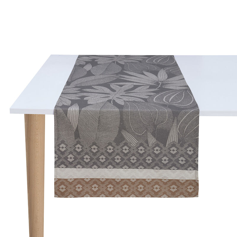 Chemin de table Nature Sauvage Elephant 50x150 100% coton, , hi-res image number 0