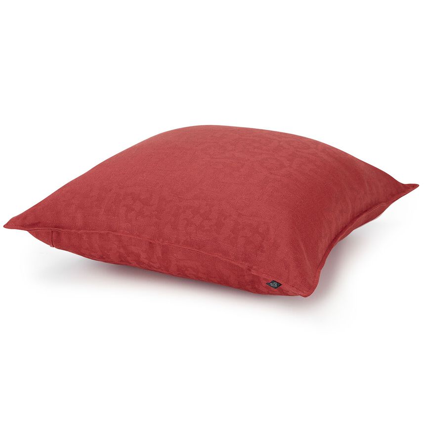 Housse de coussin Ottomane Fresque Burgundy 50x50 100% lin, , hi-res image number 3
