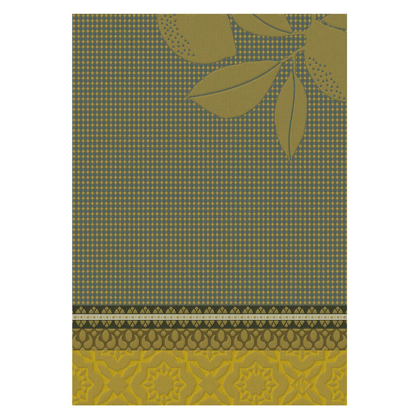 Essuie-mains Sous les Citronniers Jaune 54x38 100% coton, , hi-res image number 0