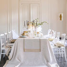 Nappe &Eacute;vasion C&eacute;leste Travertin 175x175 100% lin, , hi-res image number 0