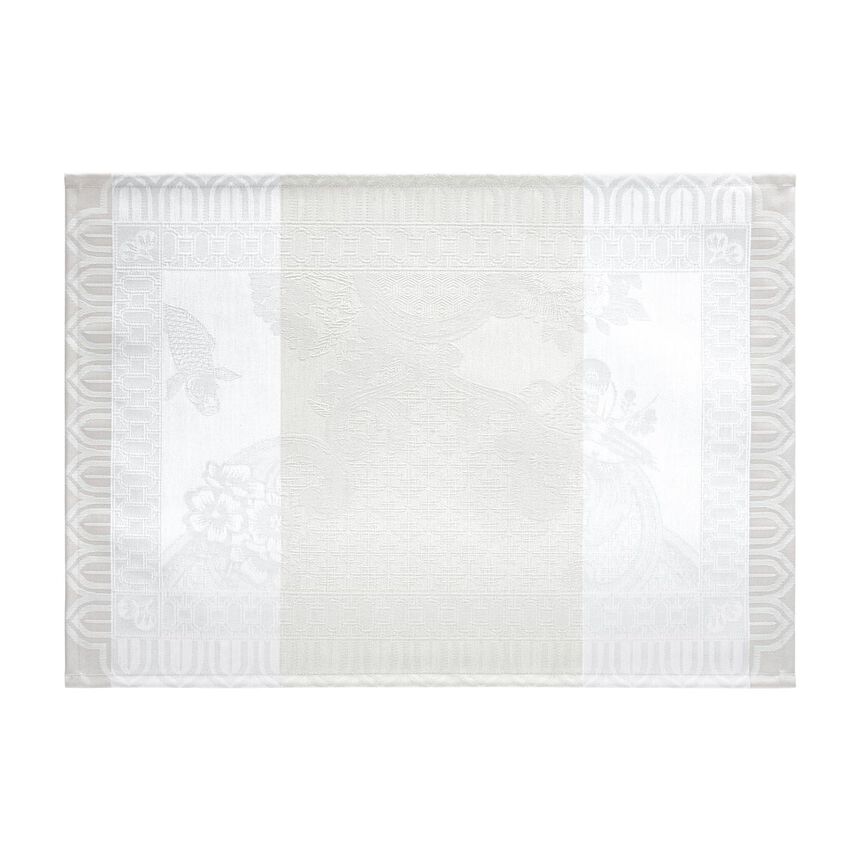 Set de table enduit Promenade Imp&eacute;riale Nacre 50x36 100% coton, longues fibres, , hi-res image number 0