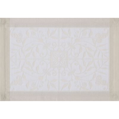 Set de table Venezia Ivoire Coton,  Set de table Venezia Ivoire Coton