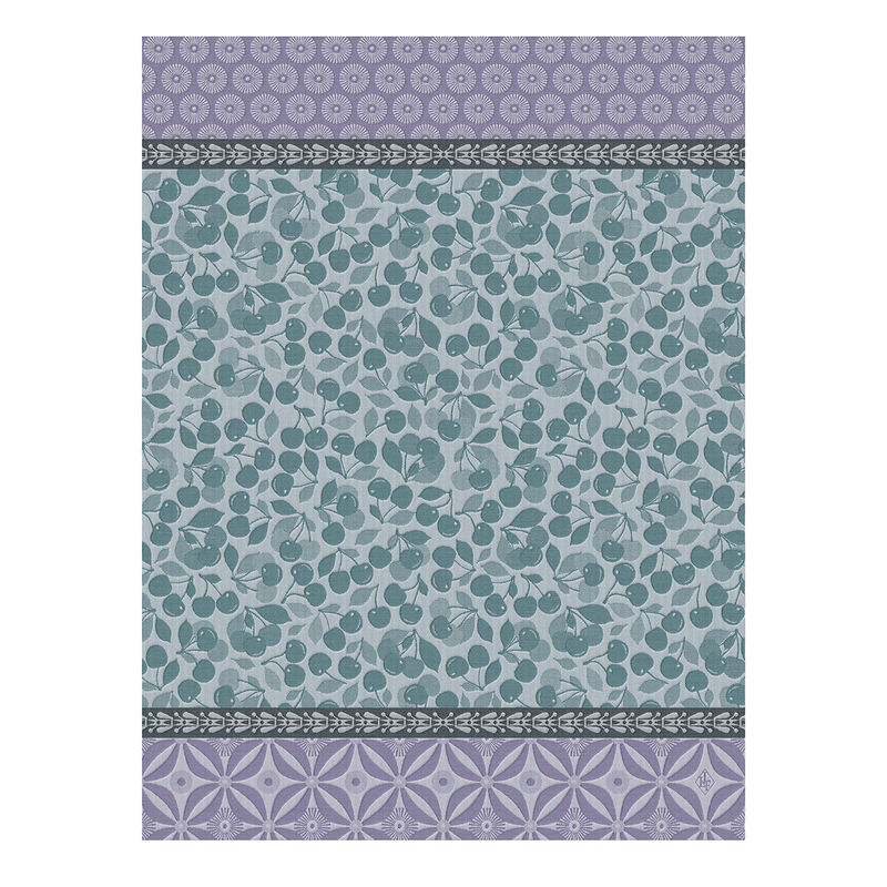 Torchon Cerises Cerise Bleue 60x80 100% coton, , hi-res