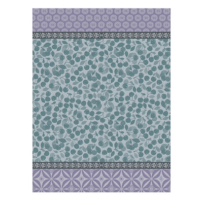 Torchon Cerises Cerise Bleue 60x80 100% coton,  Torchon Cerises Cerise Bleue 60x80 100% coton