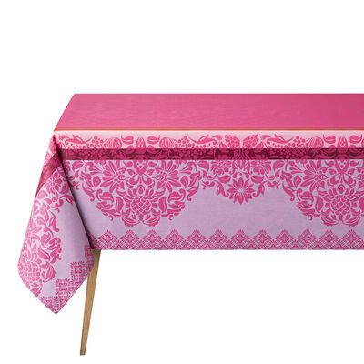 Nappe enduite Mumbai Enduit Fuchsia 150x220 100% coton