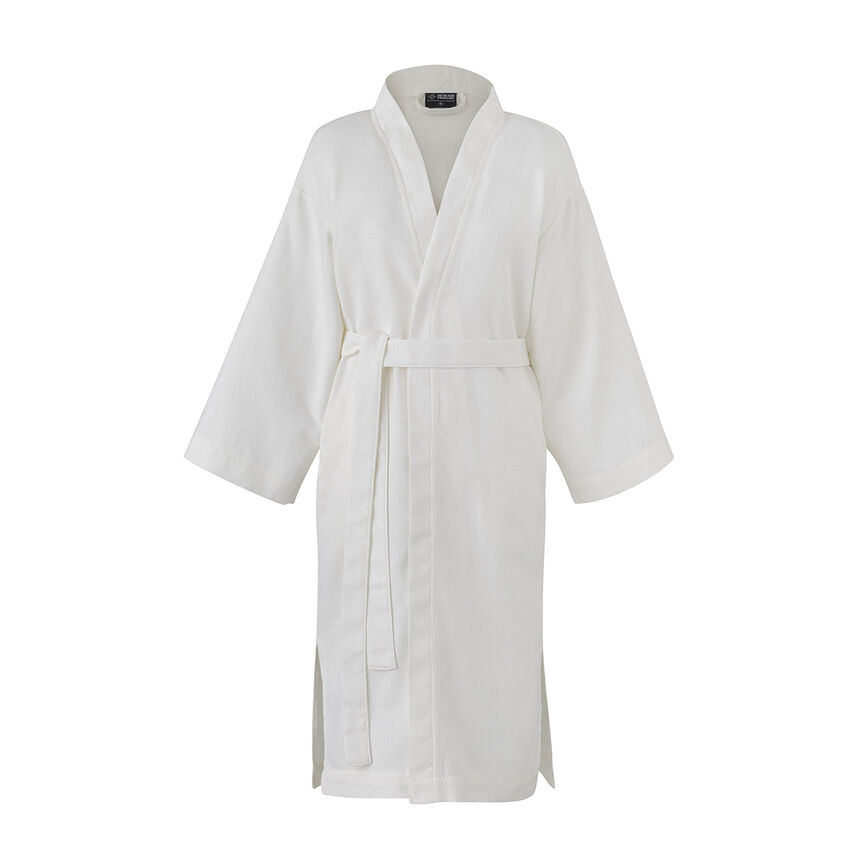 Kimono Pois de senteur Blanc S 100% coton, , hi-res