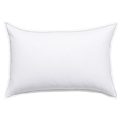 Taie décorative  Nuances Blanc 30X41 50% coton - 50% lin,  Taie décorative  Nuances Blanc 30X41 50% coton - 50% lin