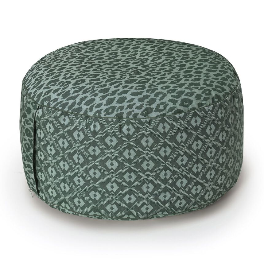 Pouf Nature Sauvage Crocodile 50x30 100% coton, , hi-res image number 0