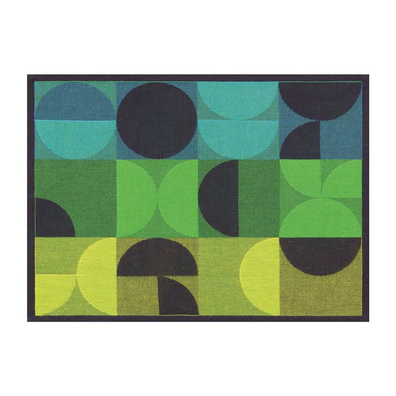 Set de table Electro Mint 48x36 100% coton, , hi-res image number 0