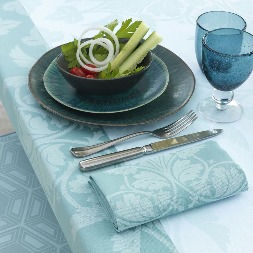 Nappe Syracuse Aqua 175x175 100% coton, , hi-res image number 2
