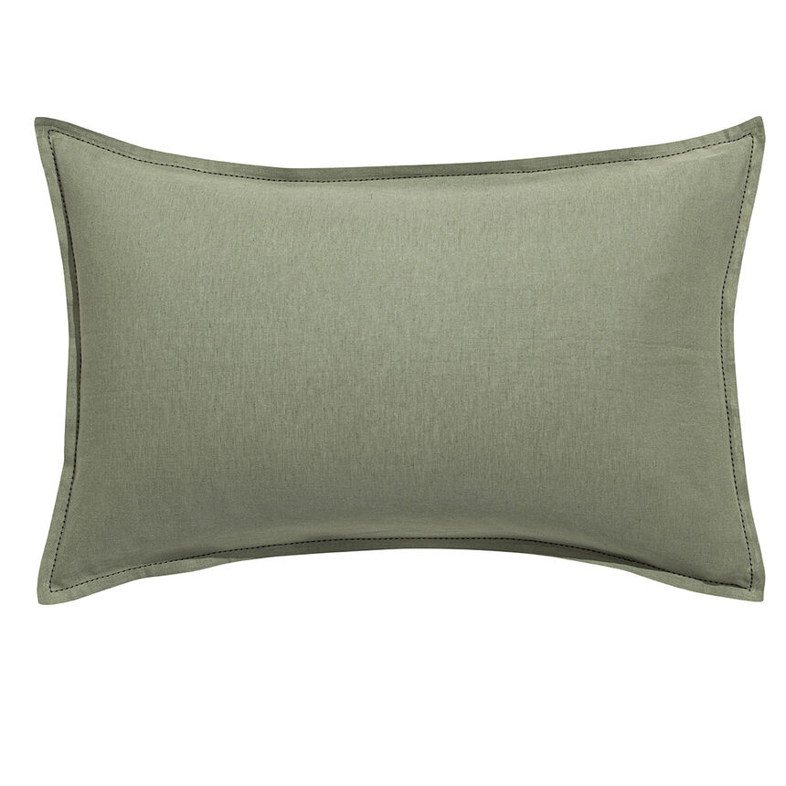 Taie d&eacute;corative  Nuances R&eacute;s&eacute;da 30X41 50% coton - 50% lin, , hi-res image number 0