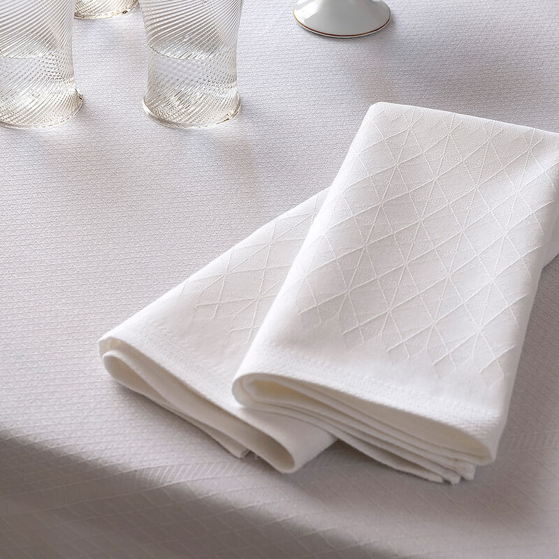 Serviette de table Club albatre 50x50  89% coton / 11% lin, , hi-res