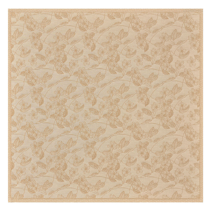 Serviette de table Essentiel Gravure Terre 58x58 100% coton, , hi-res image number 1