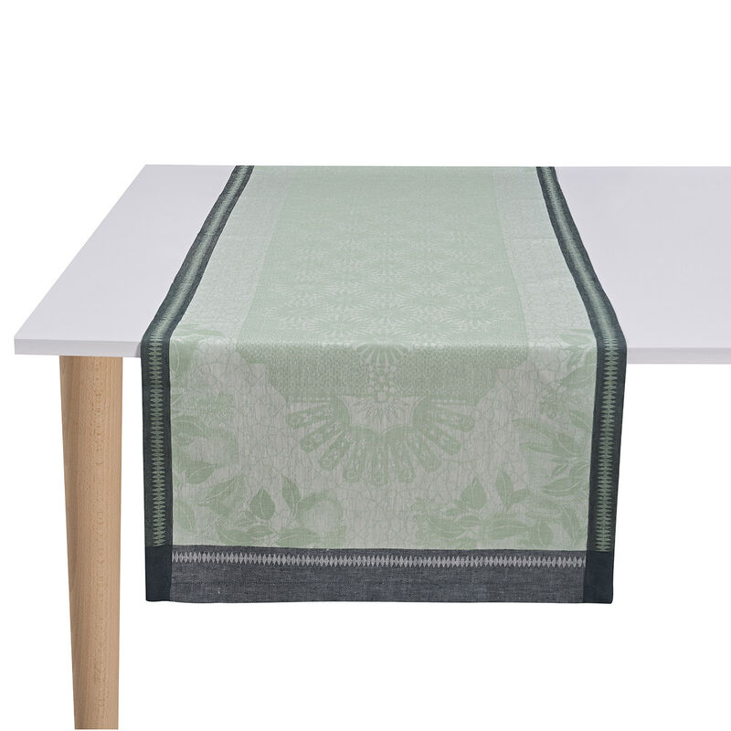 Chemin de table Jardin d'orient Fontaine 50x150 100% lin, , hi-res image number 0