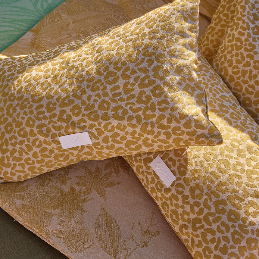 Housse de coussin Sinhar&acirc;ja Fauve 60x60 100% coton, , hi-res image number 2