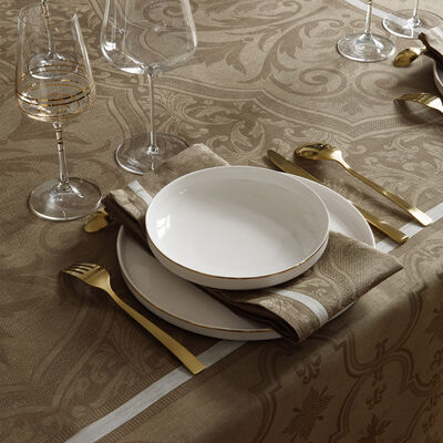 Serviette de table Armoiries Grege 58x58 100% lin