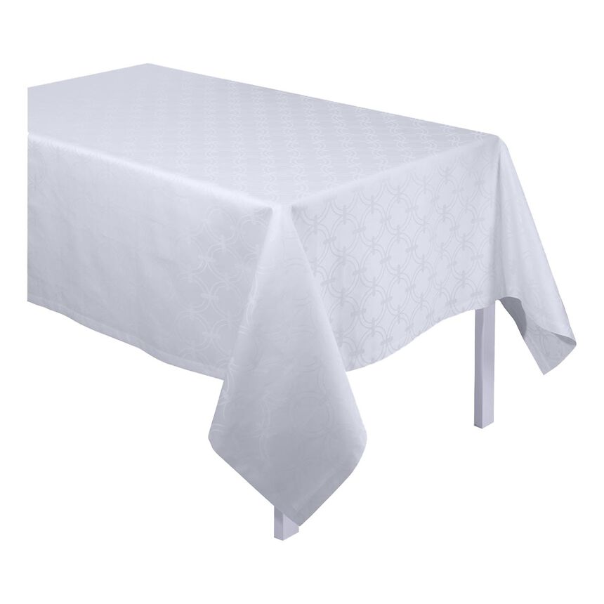 Nappe Anneaux Blanc 170x170 100% coton, , hi-res image number 2