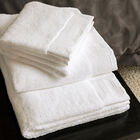 Serviette de toilette Palacio Blanc 50x100 100% coton, , hi-res image number 0