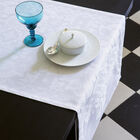 Chemin de table Azulejos Blanc 55x150 100% coton, , hi-res image number 0