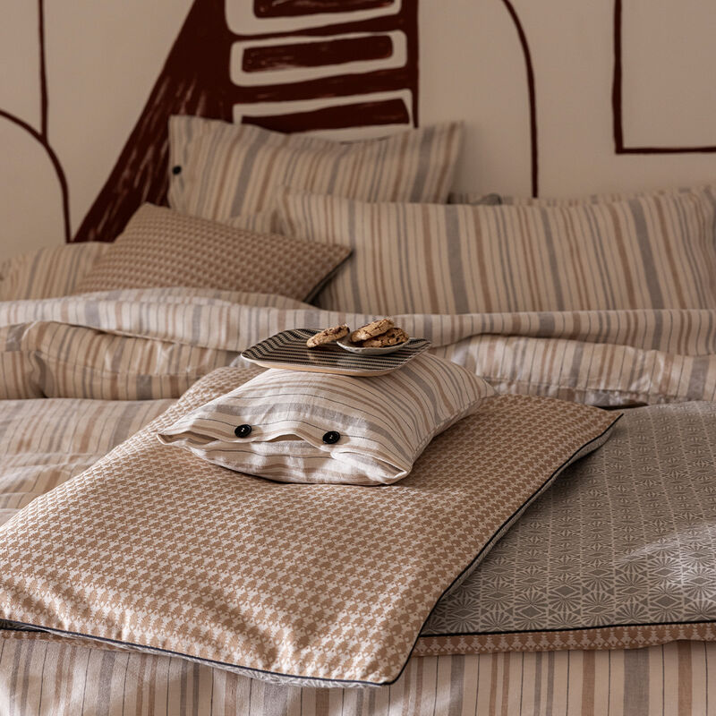 Housse de courtepointe Dune Argan 90X180 100% coton, longues fibres, , hi-res image number 3