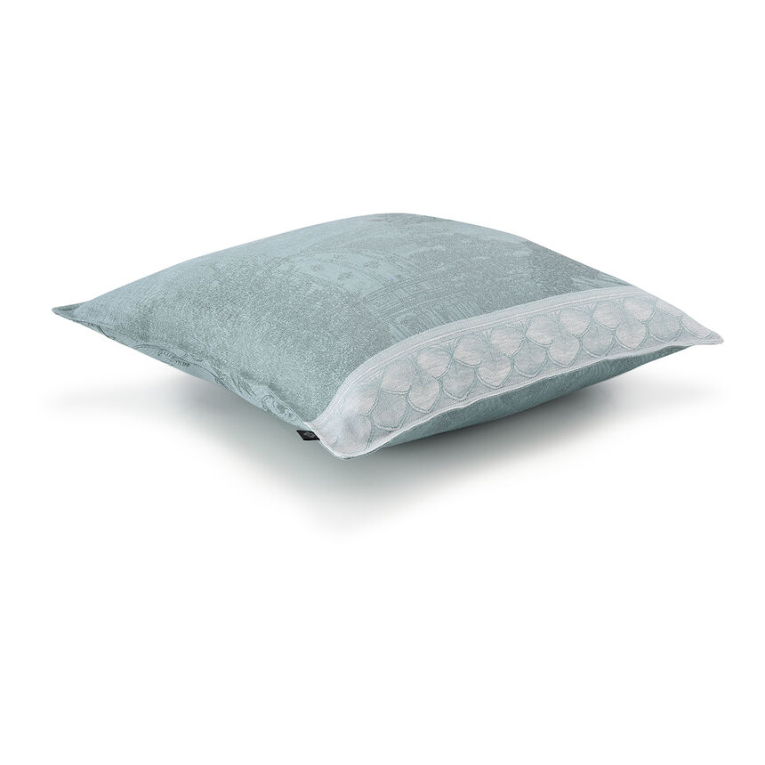 Housse de coussin Symphonie Baroque Fumee 48x27 100% lin, , hi-res image number 2