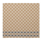 Serviette de table Champ&ecirc;tre Enduit Damier 50x50 100% coton, , hi-res image number 1