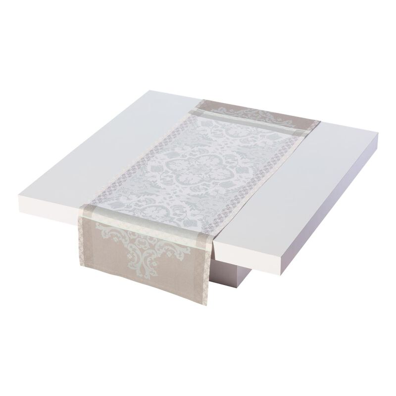 Chemin de table Azulejos Ciment 55x150 100% coton, , hi-res image number 1