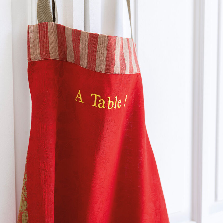 Tablier Gipsy Rubis 90x96 100% coton, , hi-res image number 1