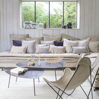 Housse de coussin Slow Life Coton