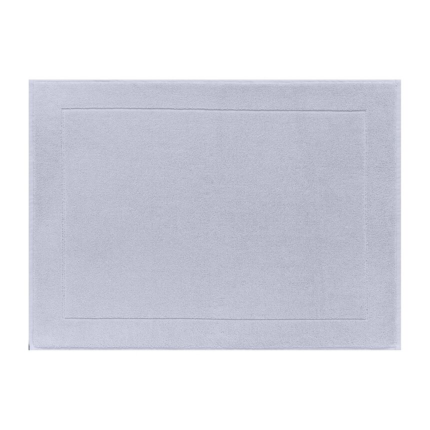 Tapis de bain Caresse Voile gris&eacute; 60x80 100% coton, , hi-res image number 0