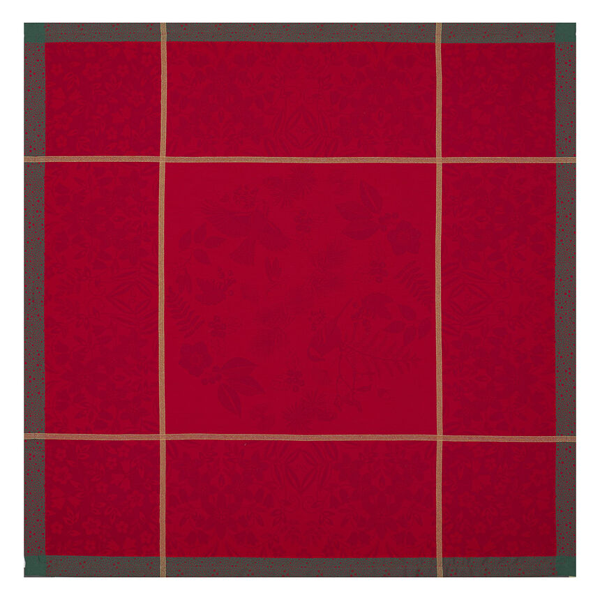 Nappe Po&eacute;sie d'hiver Baie Sauvage 175x175 99 % coton / 1% autres fibres, , hi-res image number 3