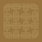 Serviette de table H&ocirc;tel particulier Boiseries 55x55 100% lin, longues fibres, , hi-res image number 1
