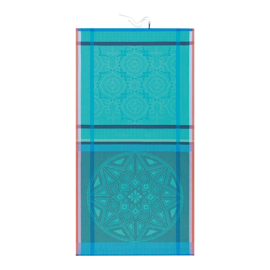 Drap de plage Zellige Piscine 100x200 100% coton, , hi-res image number 0