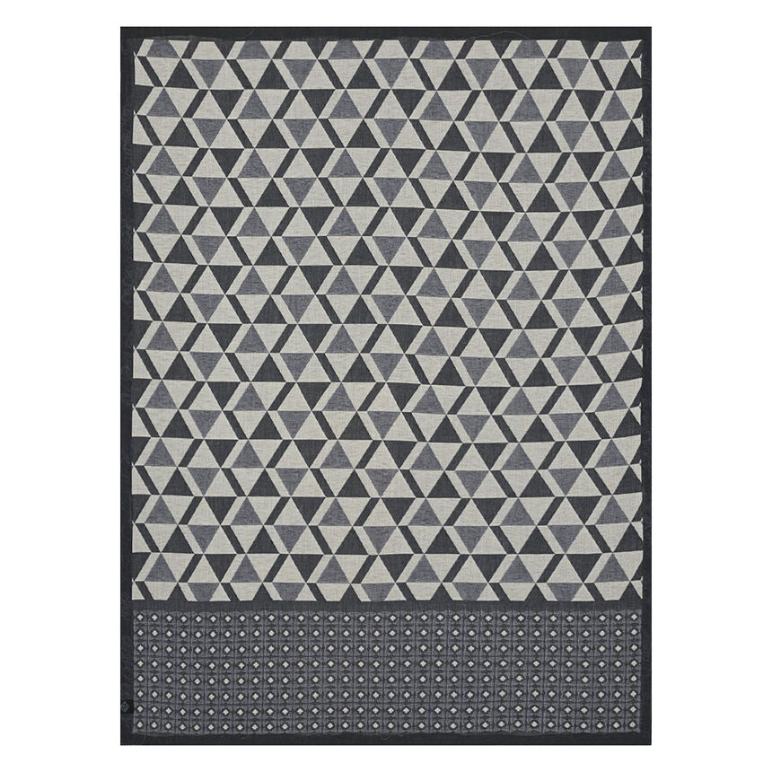 Torchon Bistro marcel Charbon 60x80 100% coton, , hi-res image number 0