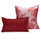 Housse de coussin Souveraine Carmin 50x50 100% lin, , hi-res image number 1