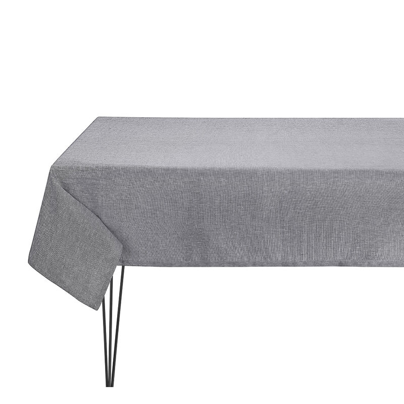 Nappe Casual Natté Ardoise 150x150 100% lin, , hi-res image number 0