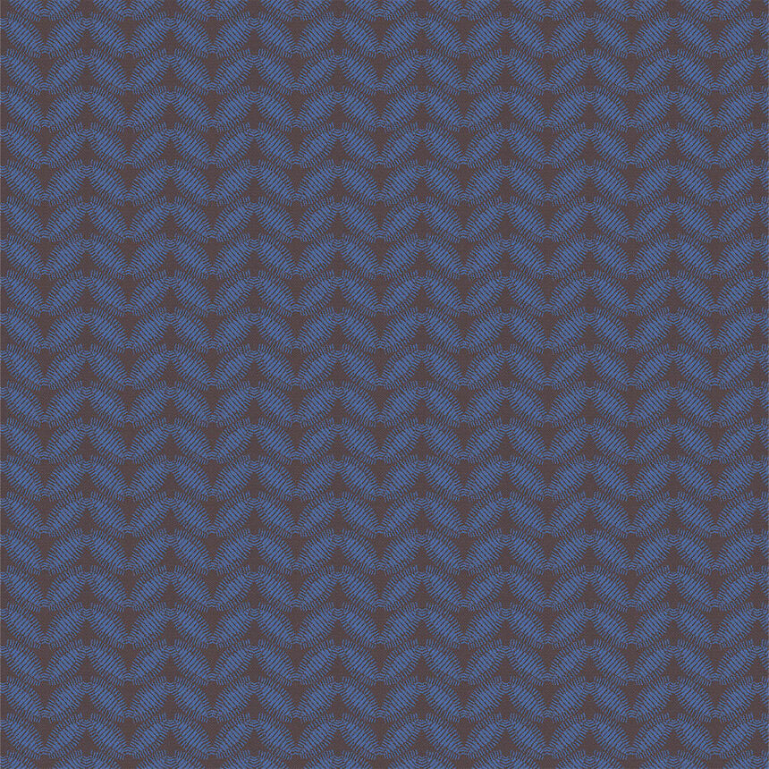 Serviette de table Sulawesi Feuillage Terre Indigo 50x50 100% coton, longues fibres, , hi-res image number 1