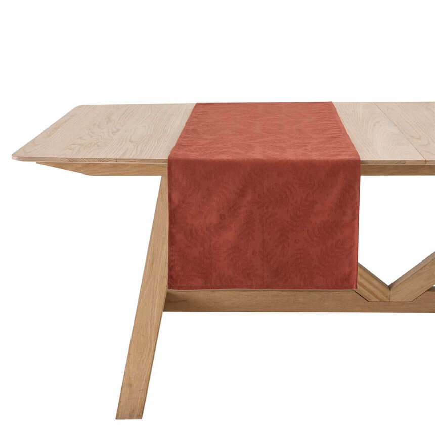 Chemin de table Vegetal mood Goji 50x150 100% coton, , hi-res image number 0