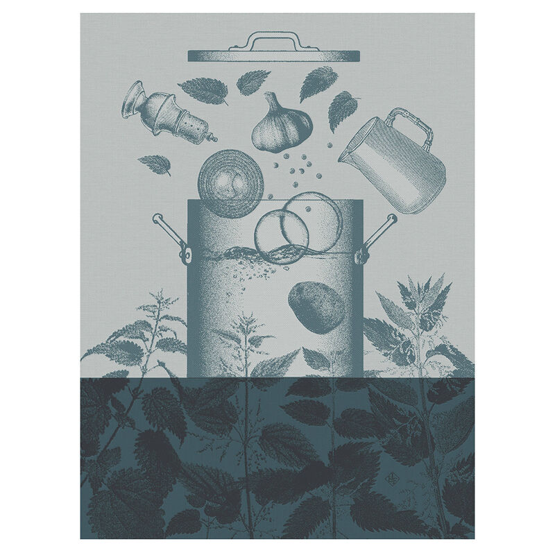 Torchon Veloutés d'orties Hydratant 60x80 90% Coton, 10% Lyocell, , hi-res image number 0