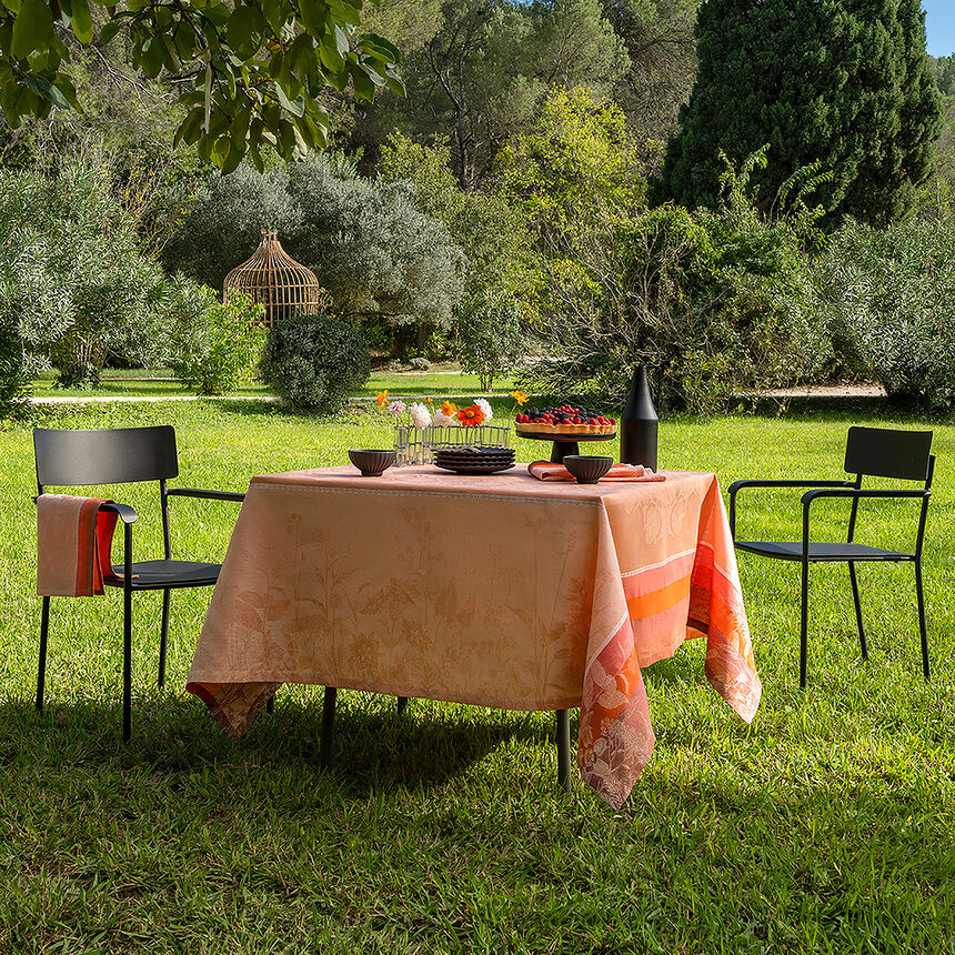 Nappe Instant Bucolique Cosmos 175x175 100% lin, , hi-res image number 2