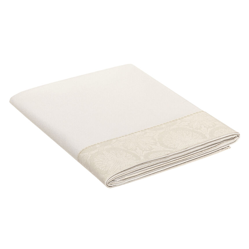 Drap plat Victoria Jasmin 290X300 50% coton - 50% lin, , hi-res