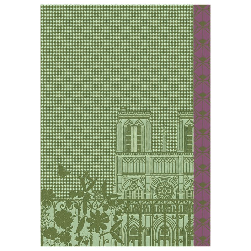Essuie-mains Fenêtre sur Paris Erable 54x38 100% coton, , hi-res image number 0