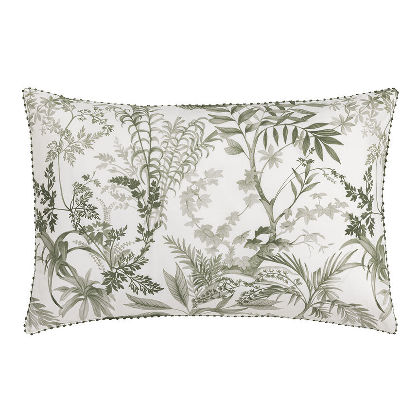 Taie d'oreiller Jardin d'Eden Lierre 80x80 100% coton, , hi-res image number 2