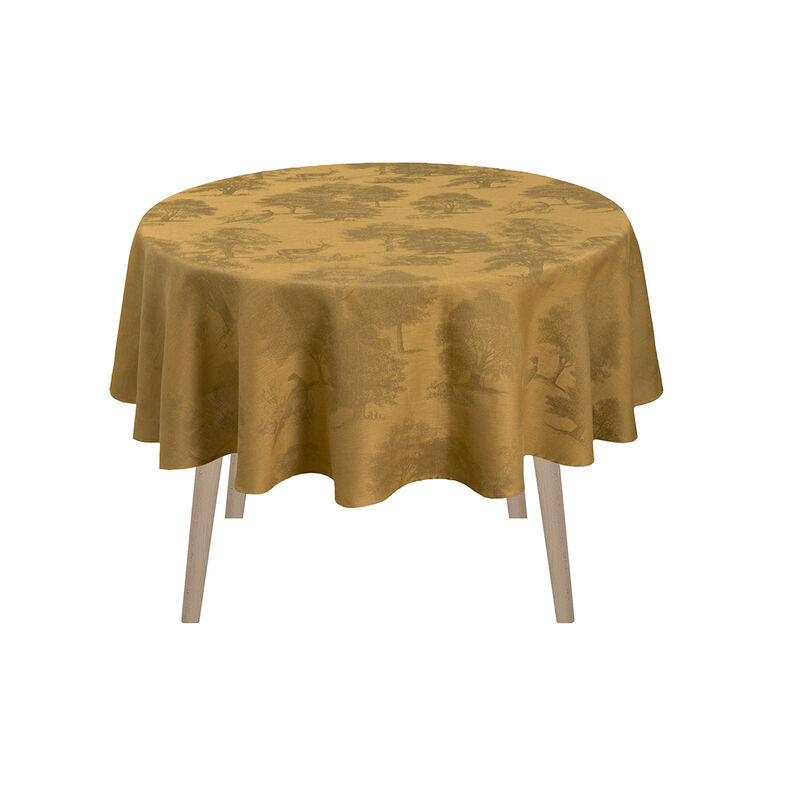 Nappe Souveraine  Or 175x175 100% lin, , hi-res image number 2