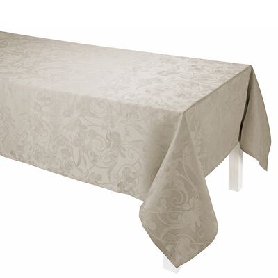 Nappe Tivoli Ble 240x240 100% lin,  Nappe Tivoli Ble 240x240 100% lin