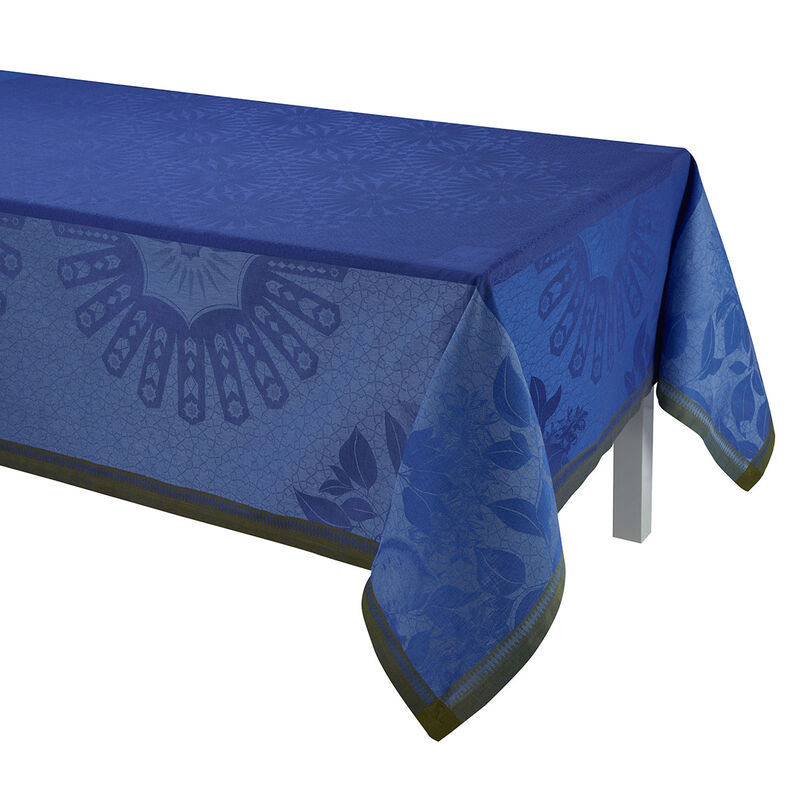 Nappe Jardin d'orient Majorelle 175x175 100% lin, , hi-res image number 2