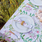 Nappe Pois de senteur Floral 150x150 50% coton - 50% lin, , hi-res image number 3