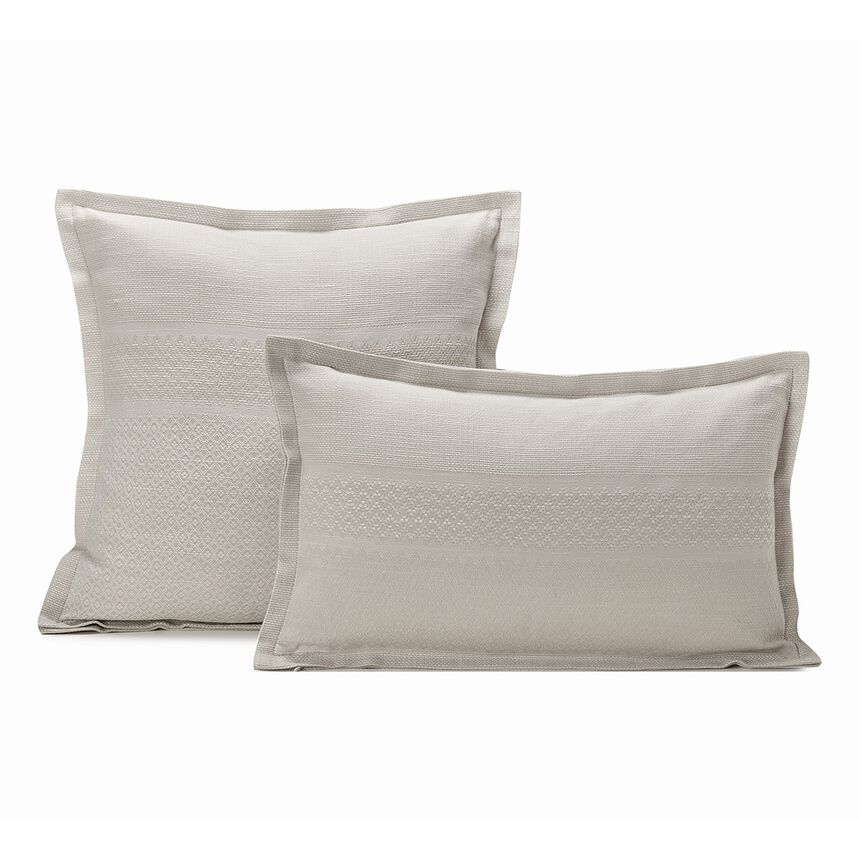 Housse de coussin Slow Life Sable 50x30 89% coton / 11% lin, , hi-res image number 1
