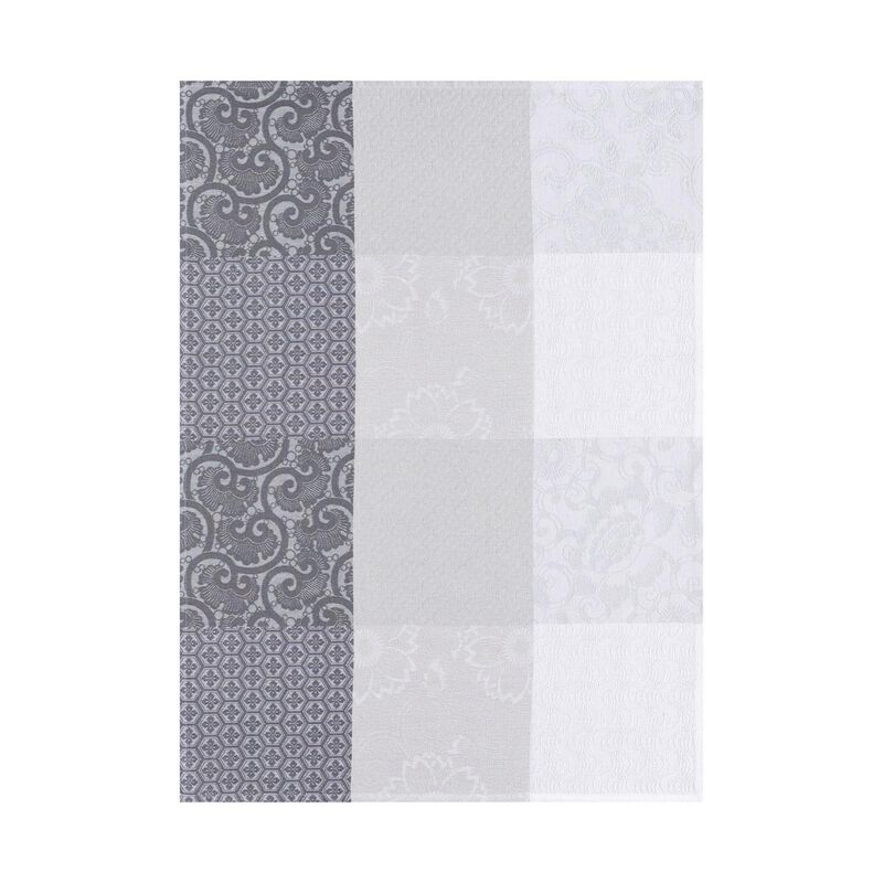 Torchon Fleurs de Kyoto Brume 60x80 100% coton, , hi-res image number 0