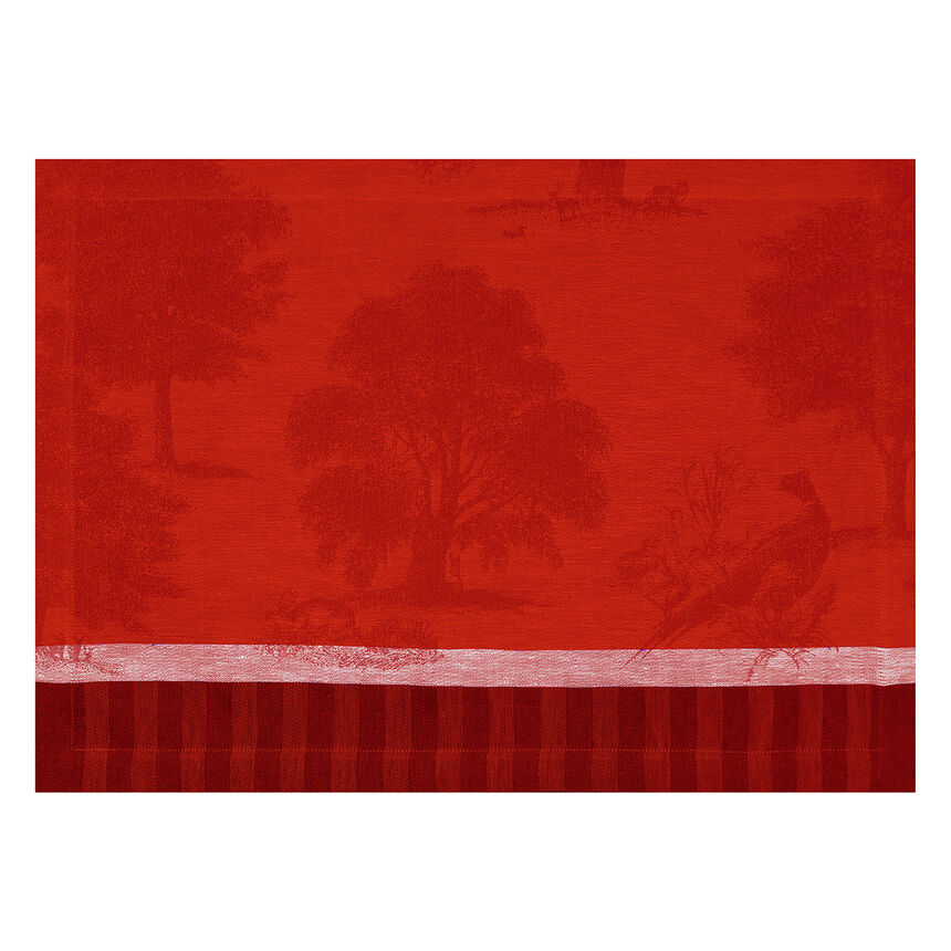 Set de table Souveraine  Carmin 50x36 100% lin, , hi-res image number 0